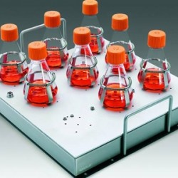 300 мкл наконечники без фильтра Gluvex в штативе, стерильные, апирогенные, не содержат ДНКазы и РНКазы, 96×50 шт./уп.